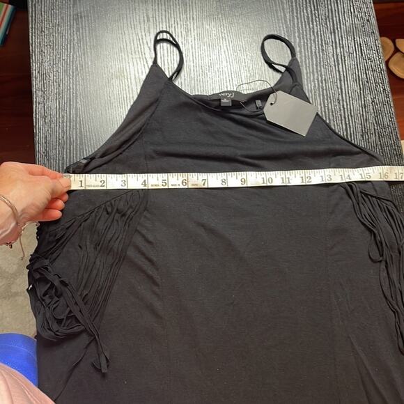 NWT Very J knit cowgirl fringe shift dress - Picture 4 of 7